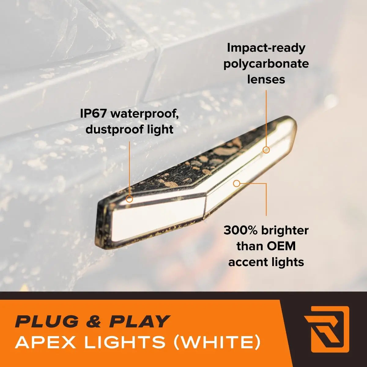 RAVEK Running Light Kit - White - Maverick R 65-701S