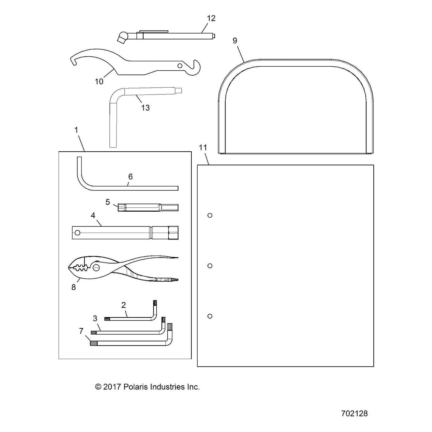 Polaris Ranger MAN-OWN, 20 RNG ZEUS 1000, Genuine OEM Part 9929930, Qty 1