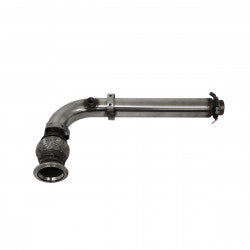 Single Slip On Race Pipe Chrome
