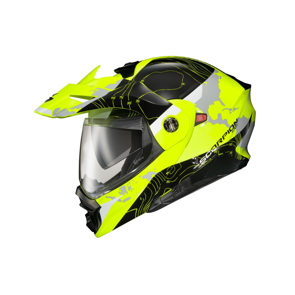 Exo At960 Modular Helmet Topographic Hi Vis/Black 2x
