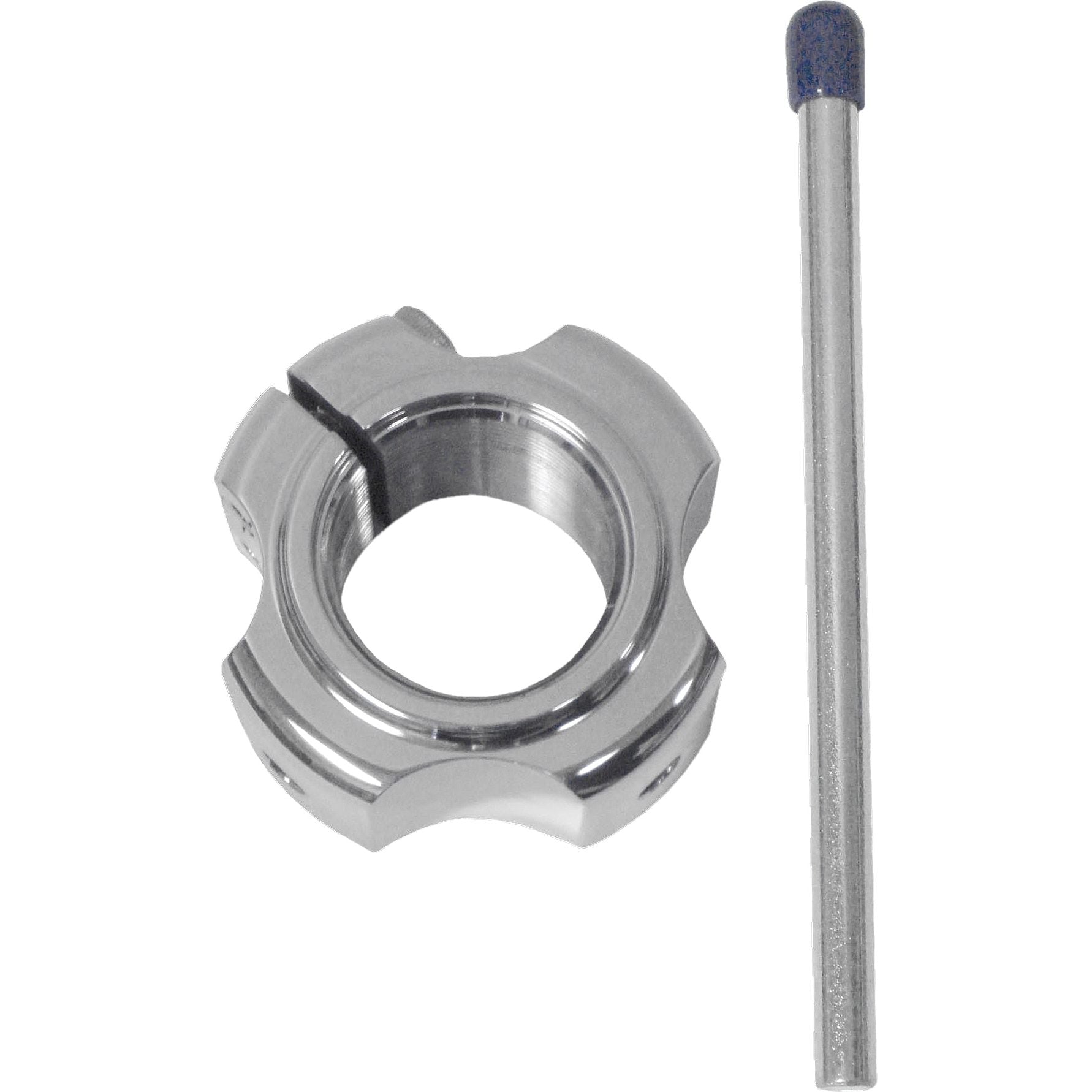 Axle Locking Nut   Double (Silver)