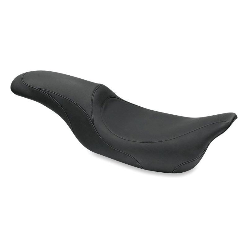 Mustang 08-21 Harley Electra Glide, Rd Glide,Rd King, Str Glide Tripper Fastback 1PC Seat - Black