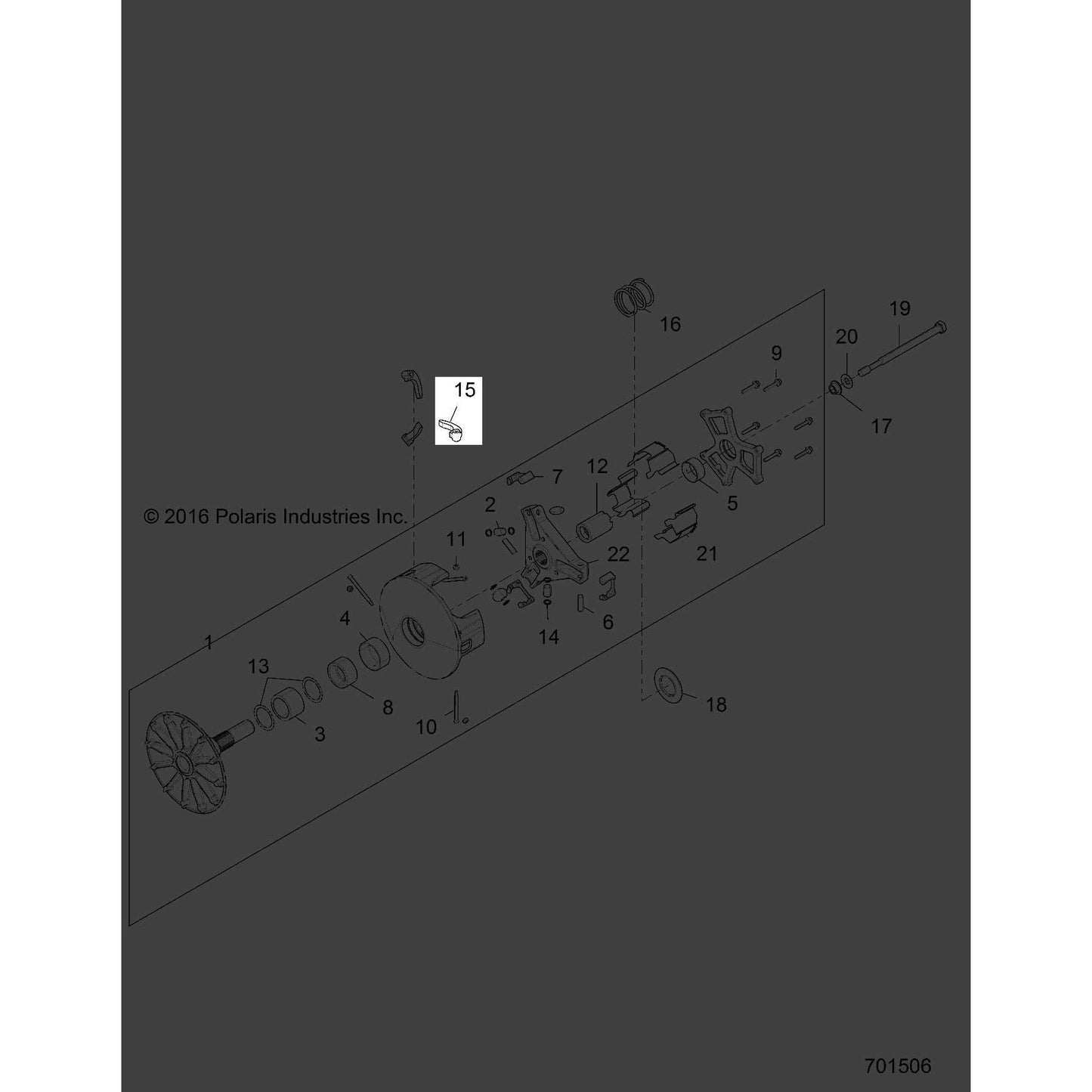 Polaris RZR Weight, Shift, W-31-68, Genuine OEM Part 5140800, Qty 1