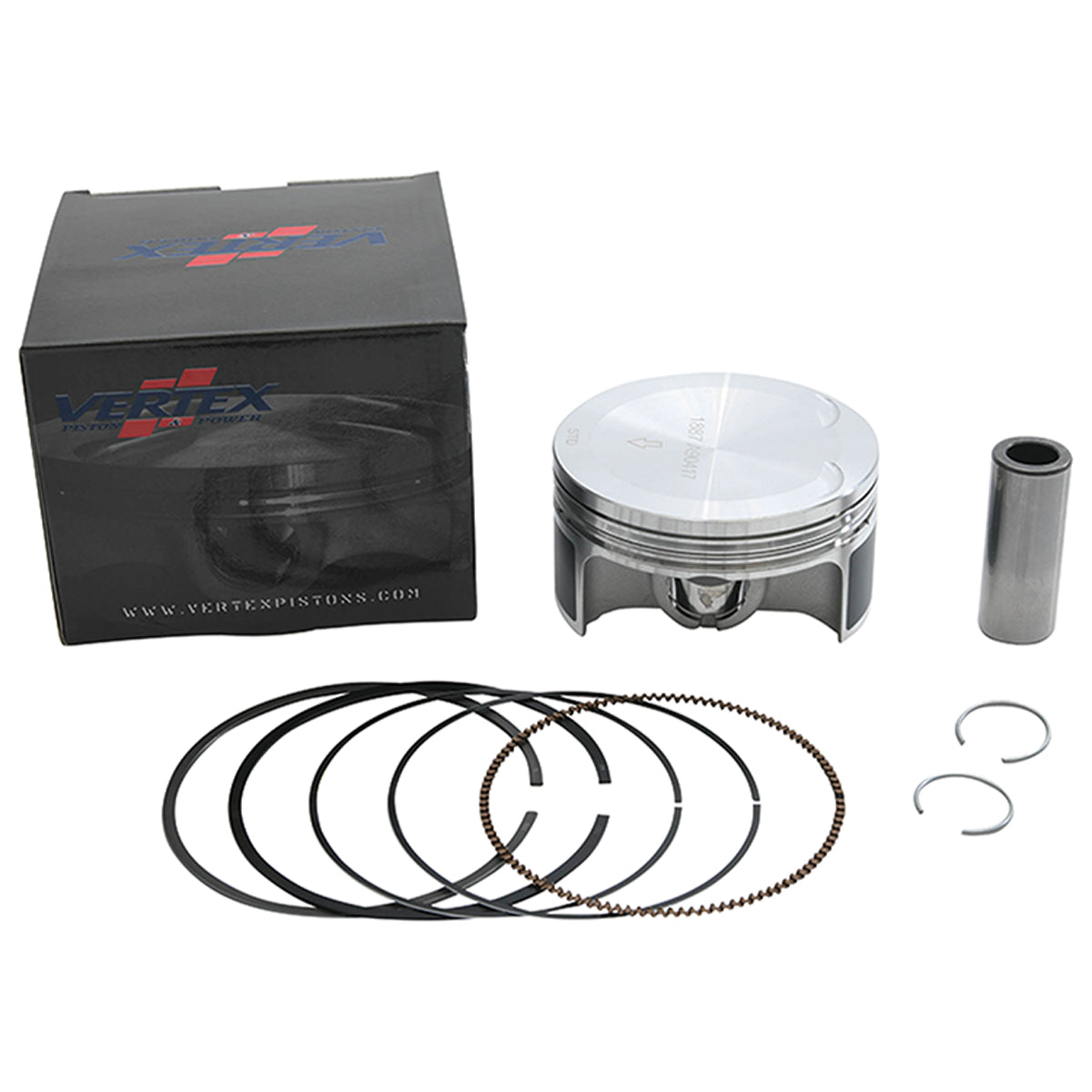 Piston Kit Forged 92.95/Std 9.0:1 Pol