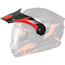 Exo At950 Helmet Peak Visor Ellwood Red