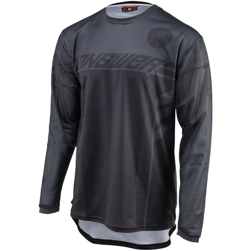 Answer 25 Arkon Nitrus Jersey Black/Grey - Medium
