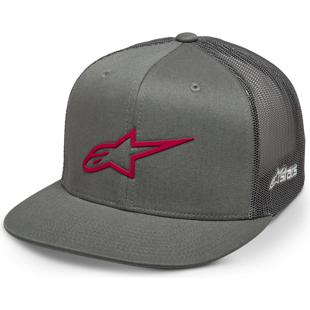 3d Ageless Trucker Hat Grey/Red