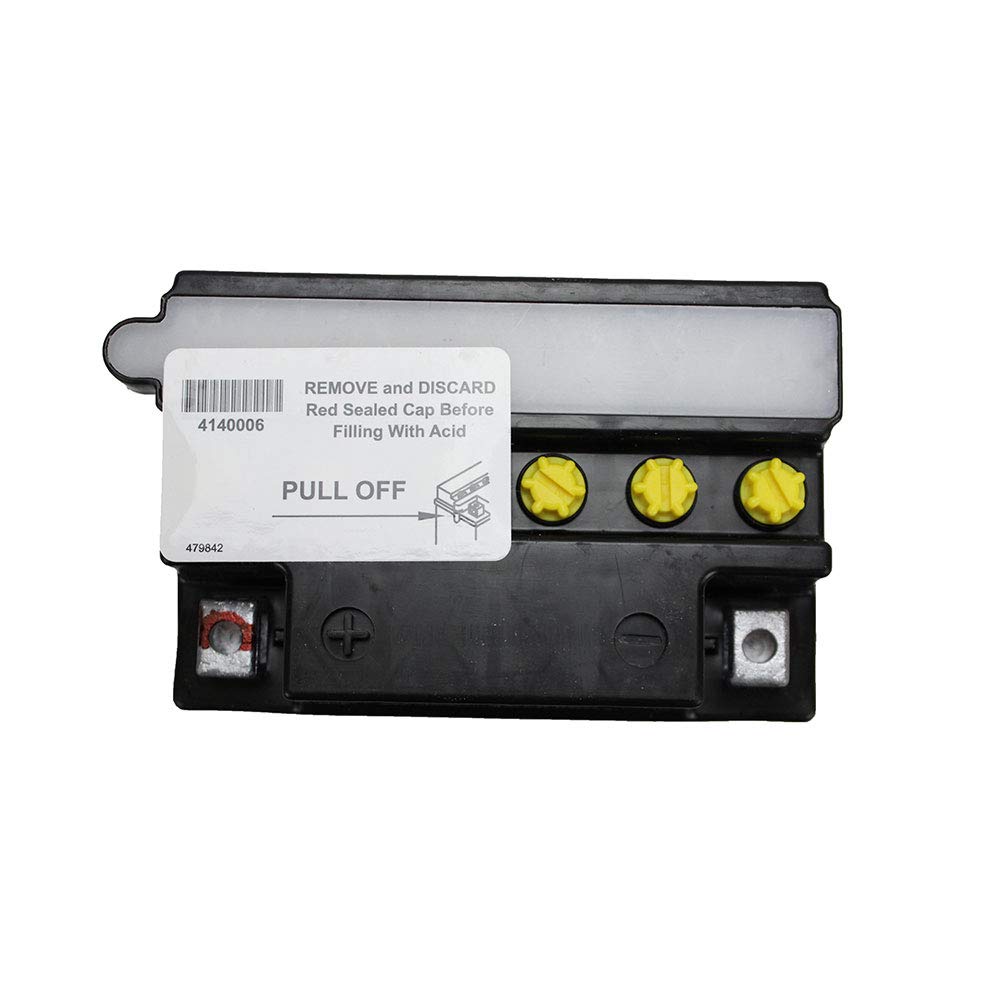 
                      
                        Polaris 12V 14Ah Sealed Rechargeable Battery for Specific Sportsman, Scrambler, ACE, Snowmobile Models and More, YB14A-A2, 190A CCA, High Cranking Power, Snowmobile, ATV Battery - 4140006
                      
                    