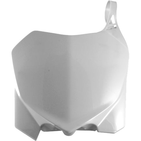 Front Number Plate White