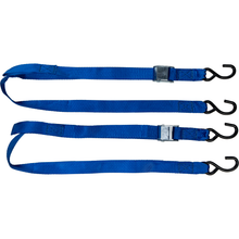 1.5" X 6' Tie Down Soft Tie Blue 2/Pk