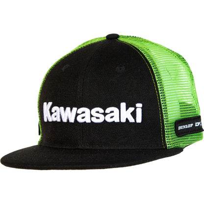 Kawasaki Hat Line Snapback Black