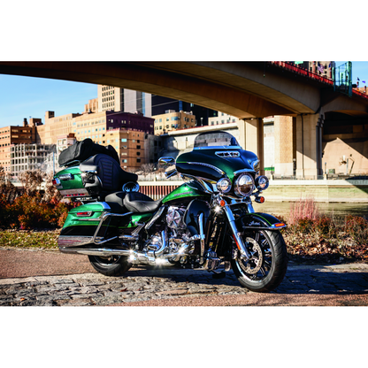 Kuryakyn Tri-Line Windshield Trim Chrome