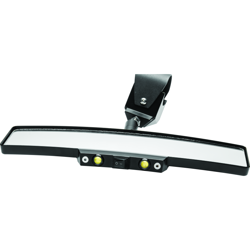 DragonFire Racing Lighted Rear View Mirror - 1.75-2 in.