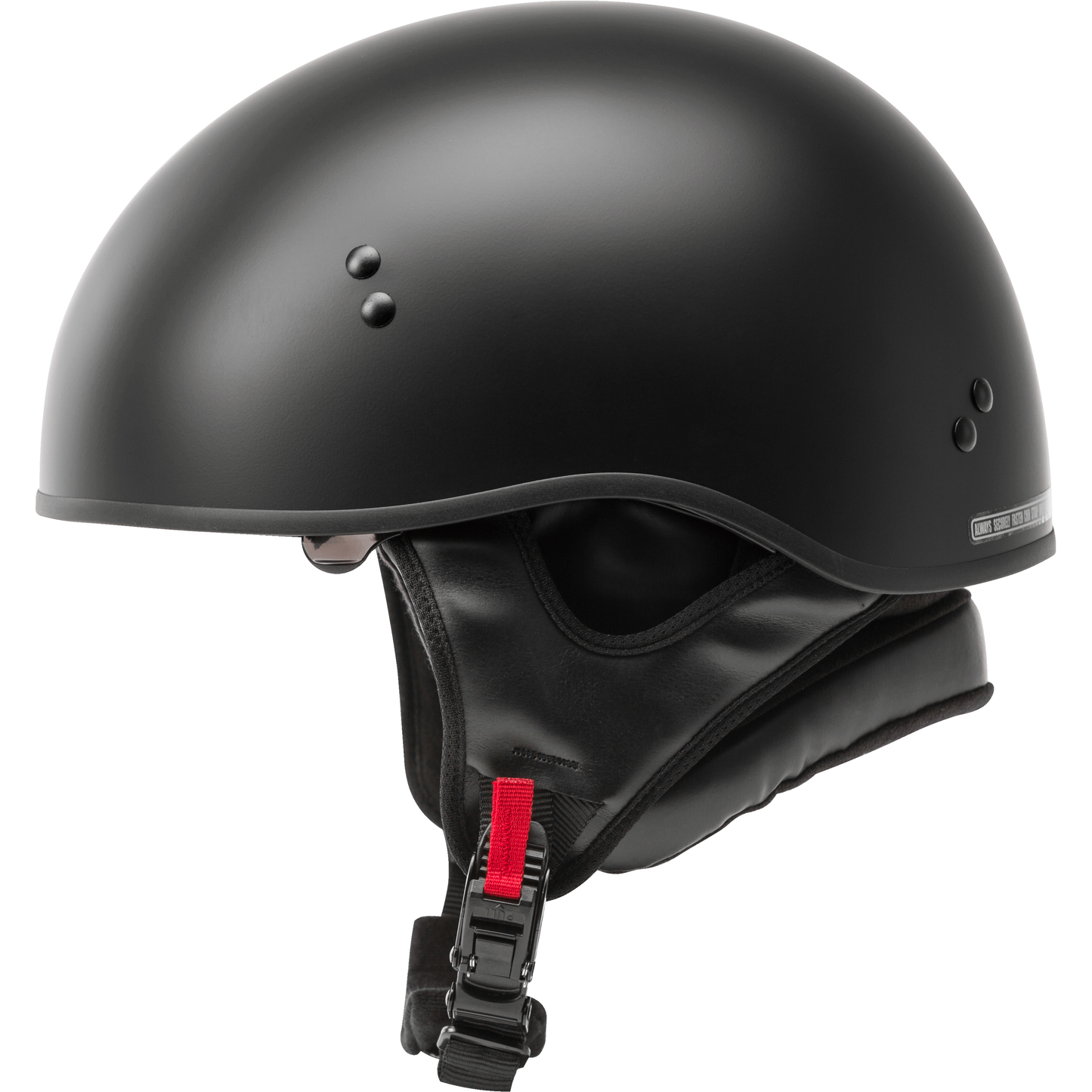 Hh 65 Half Helmet Naked Matte Black Lg