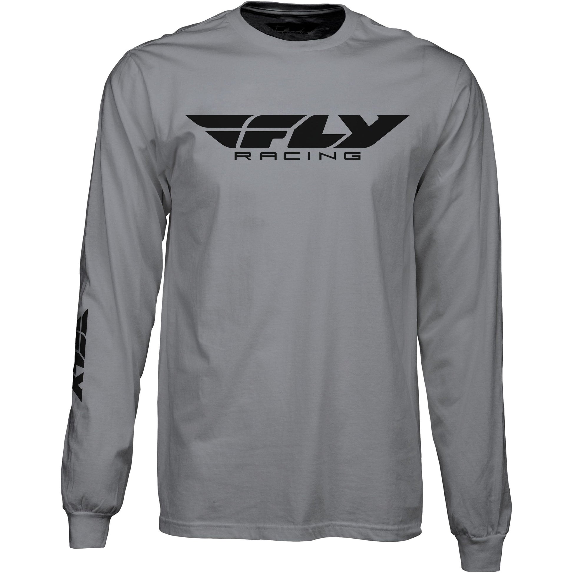 Fly Corporate L/S Tee Grey Lg