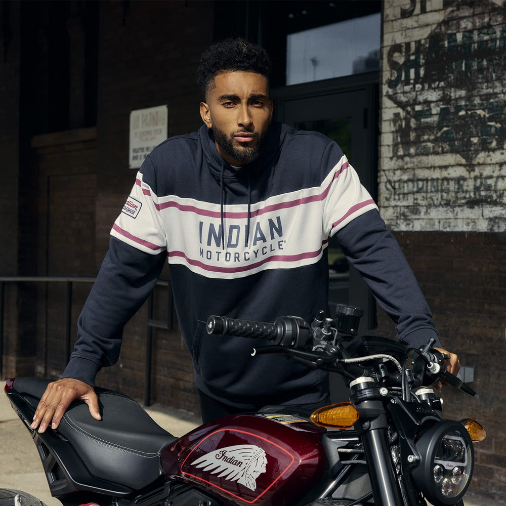 
                      
                        Indian Motorcycle Men's Pullover Hoodie Sweatshirt, Navy
                      
                    