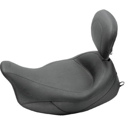 Mustang 08-21 Harley Electra Glide Std,Rd Glide,Rd King,Str Glide Touring Solo Seat - Black