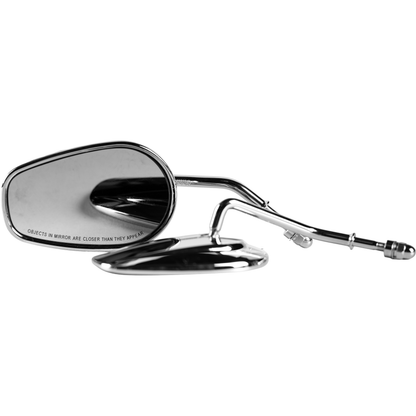 Mirror Oe Style Tapered Short Stem Chrome