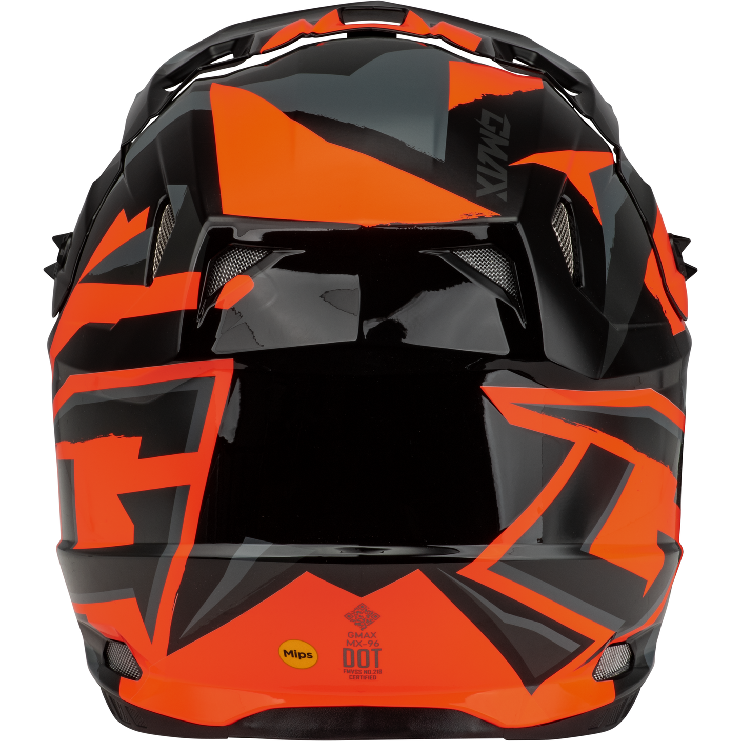 Mx 96 Splinter Helmet Black/Orange Md