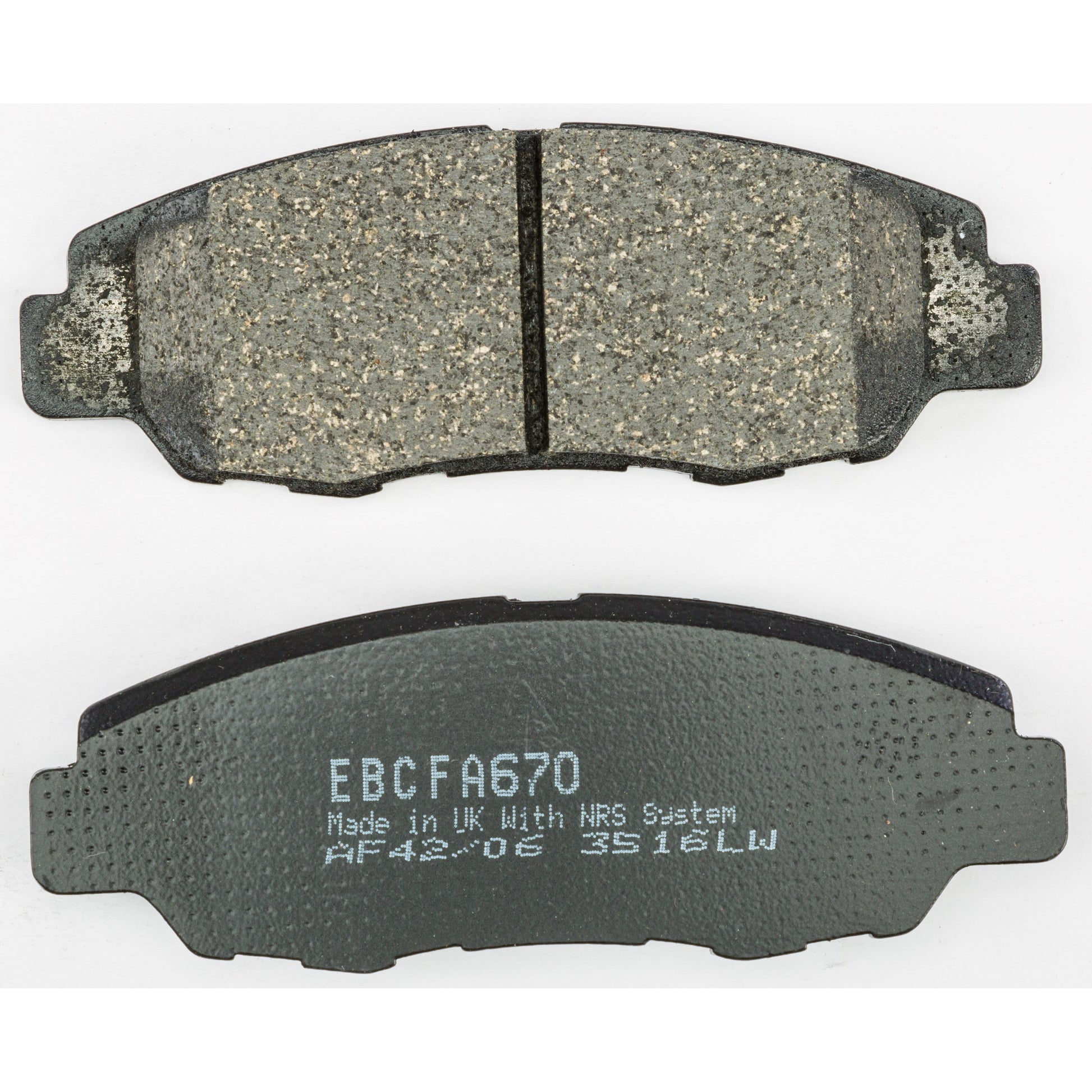 Brake Pads Fa670 Organic