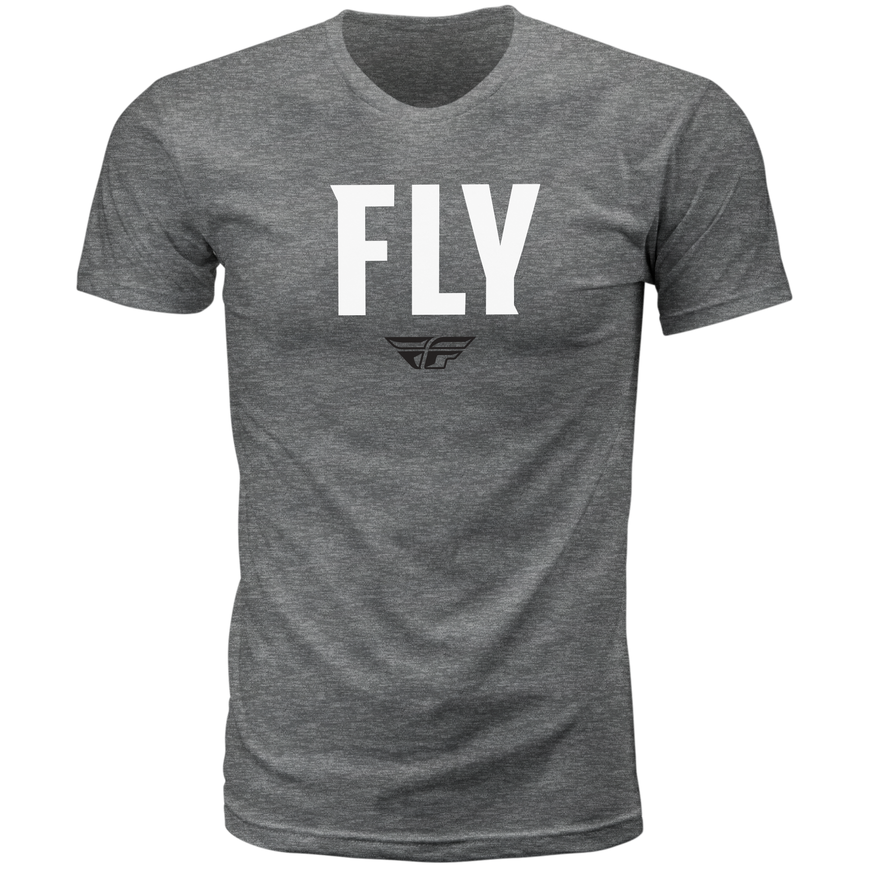 Fly Wfh Tee Dark Grey Heather Md
