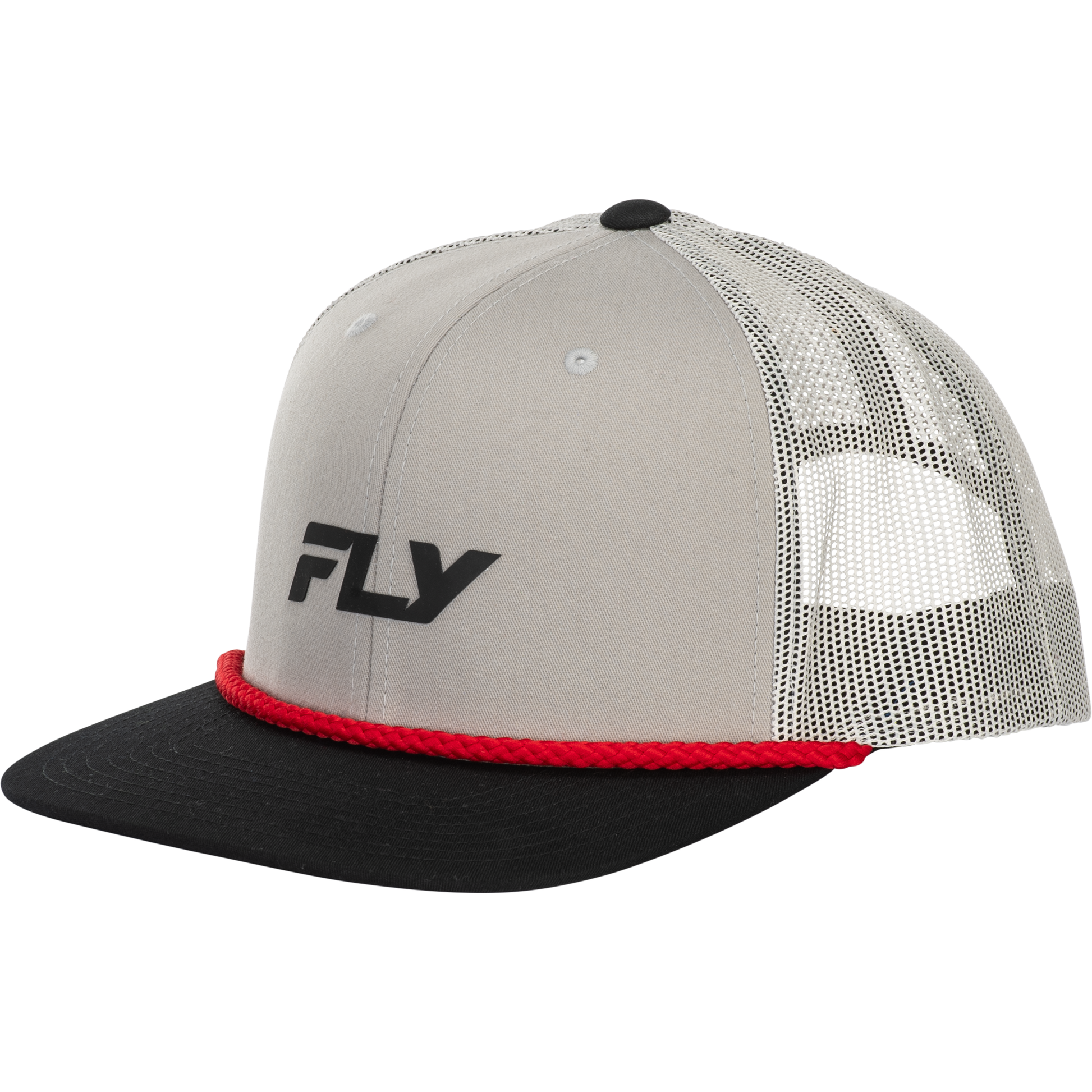 Fly Trucker Hat Grey