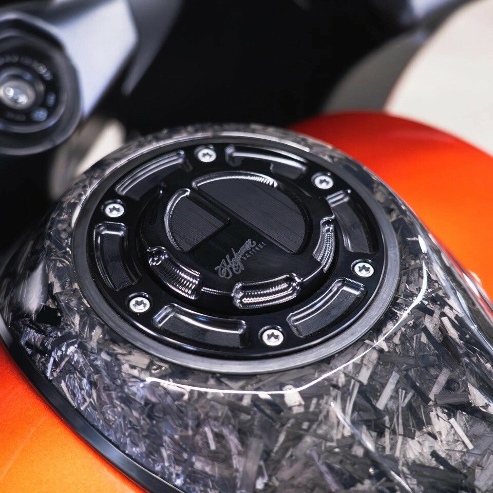 6pt Gas Cap (No Breather Tube) `23 24 Cvo Black