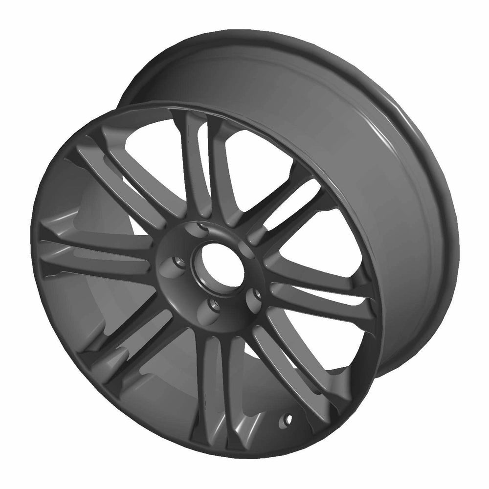 Polaris Slingshot Wheel Cast, Front, Cruiser Black, Genuine OEM Part 1522848-266, Qty 1