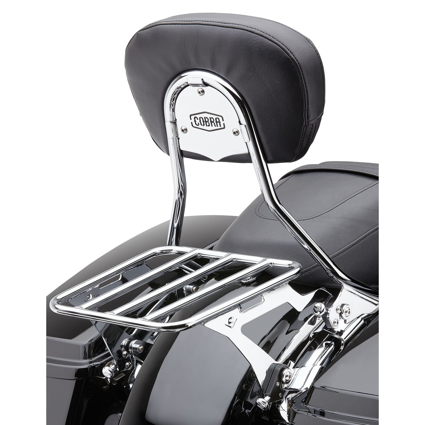 Detach Backrest Short Chrome Flh/Flt 97 08