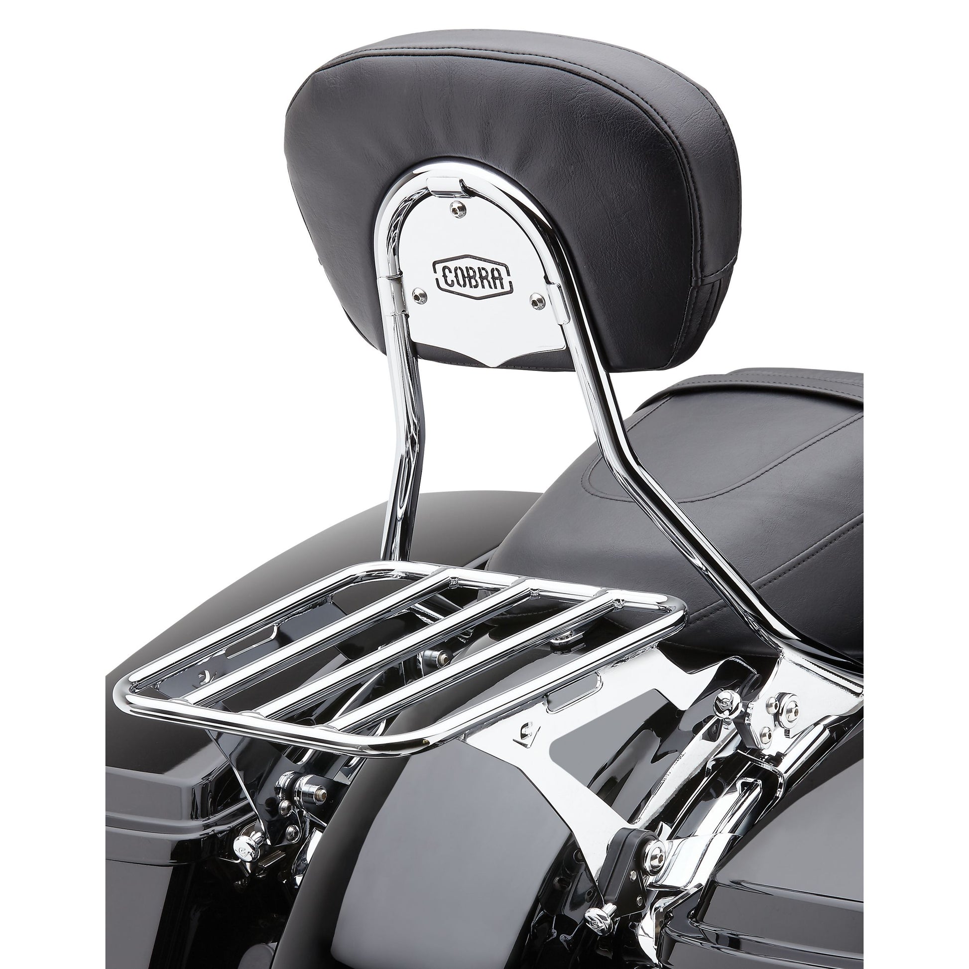 Detach Backrest Short Chrome Flh/Flt 97 08