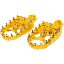 Bikers Choice Male Mount BMX Style Gold Footpegs Pr