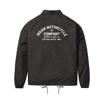 Indian Motorcycle Men's Burlington Jacket, Black - L - 283318506