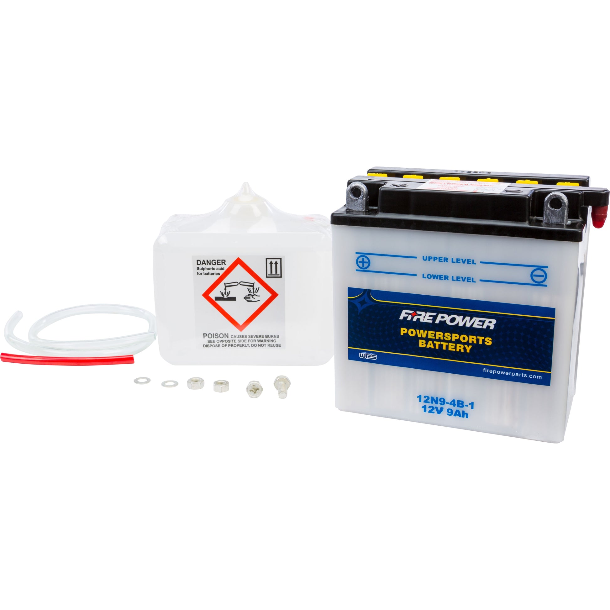 Battery W/Acid 12n9 4b 1 12v