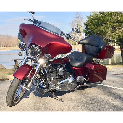 Front Mount Oil Cooler Tc Touring `09 16  Chrome