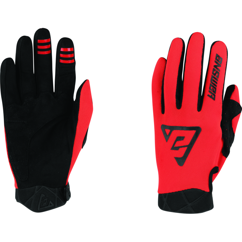 Answer Peak Glove Black/Red Youth - Large