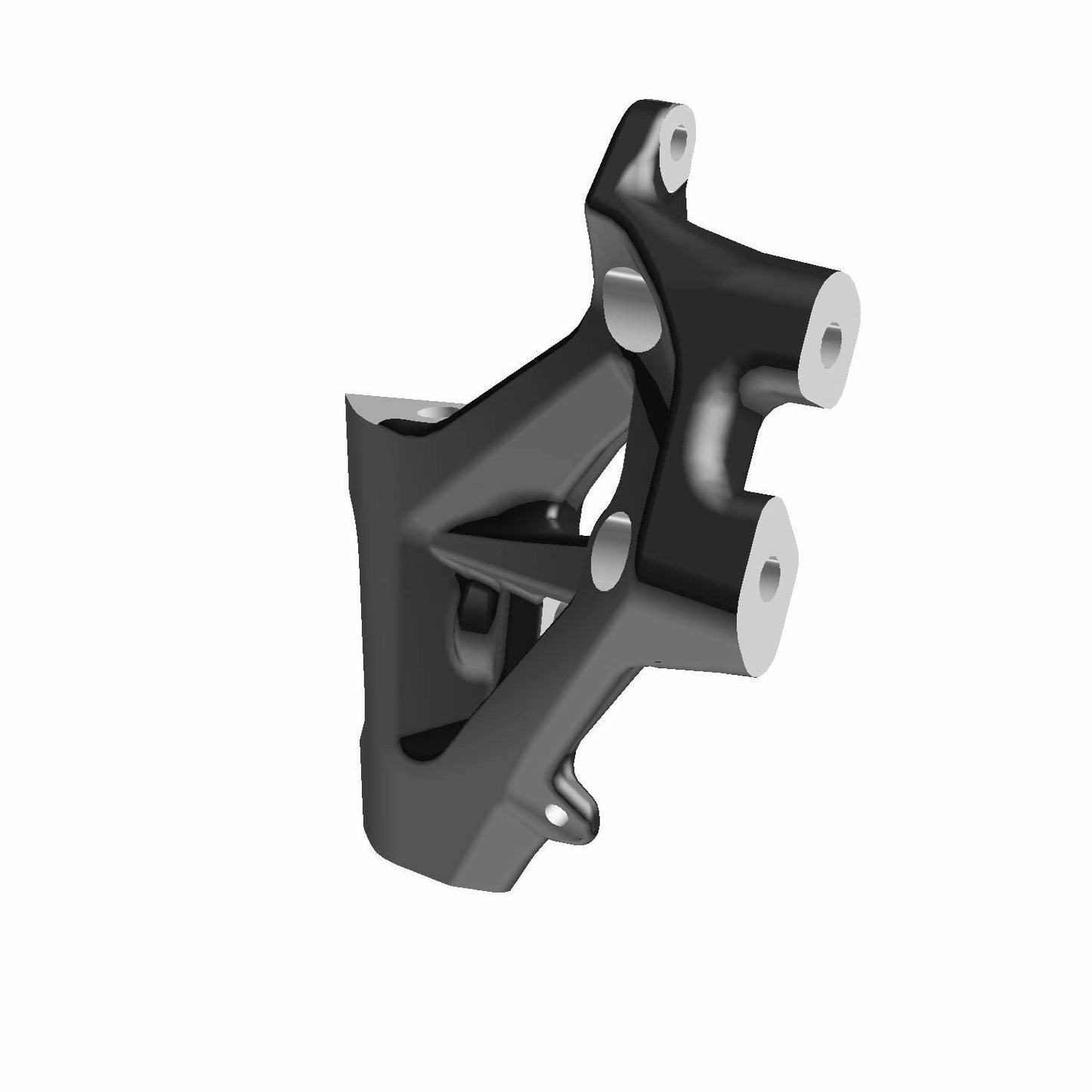 Indian Motorcycle Floorboard Support for Driver Side for Specific Pursuit Limited, Pursuit Dark Horse and Challenger Limited, Challenger Dark Horse Models and More, RH, Black, Qty 1-5143227-463