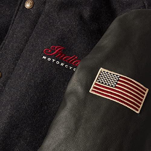 
                      
                        Indian Motorcycle Men's Varsity 2 Gray Jacket
                      
                    