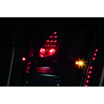 Kuryakyn Rear Turn Signal & License Plate Mount Indian Black