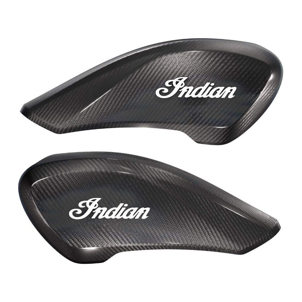 2019-2023 Genuine Indian FTR 1200 Tank Covers - Real 3K Carbon Fiber - 2884089