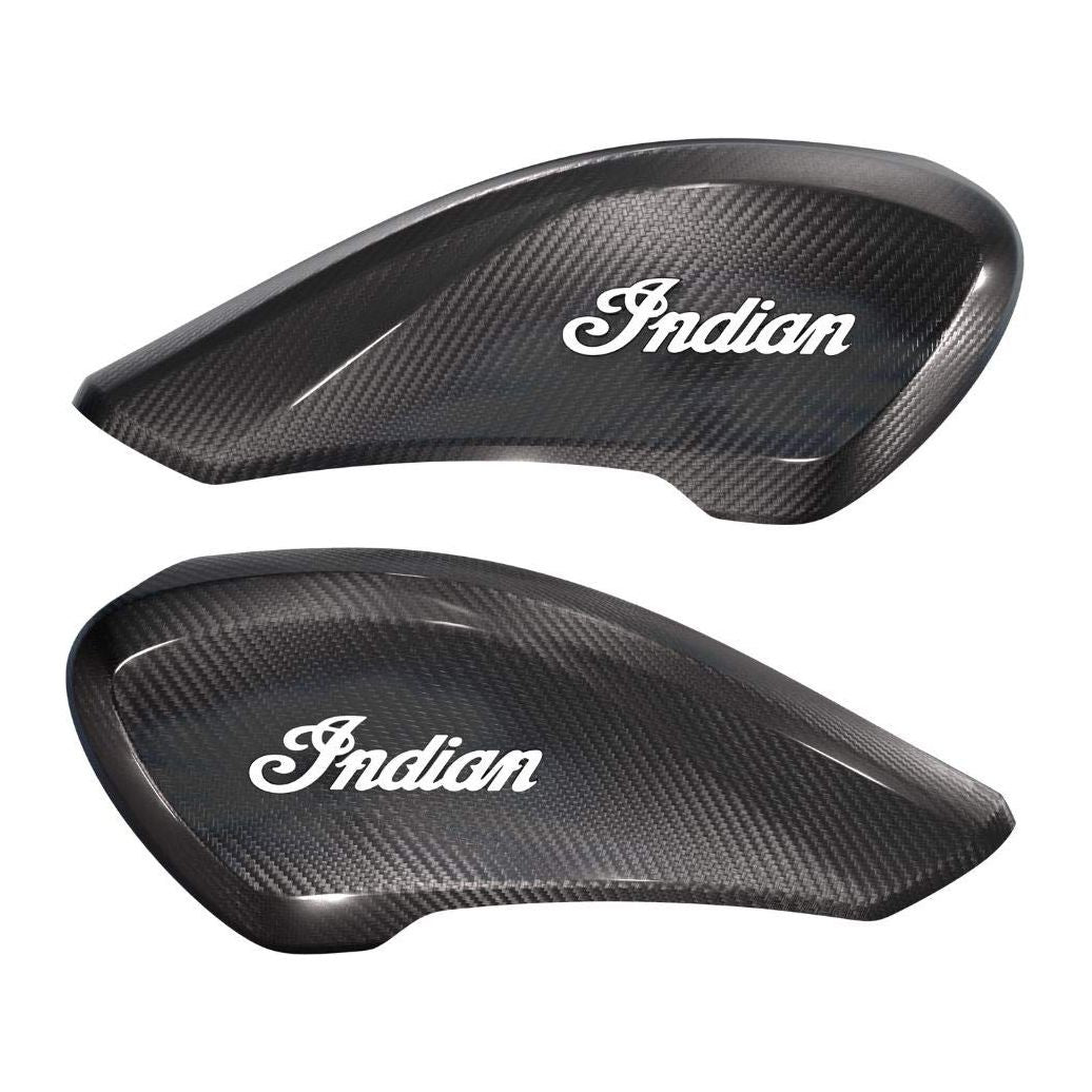 2019-2023 Genuine Indian FTR 1200 Tank Covers - Real 3K Carbon Fiber - 2884089