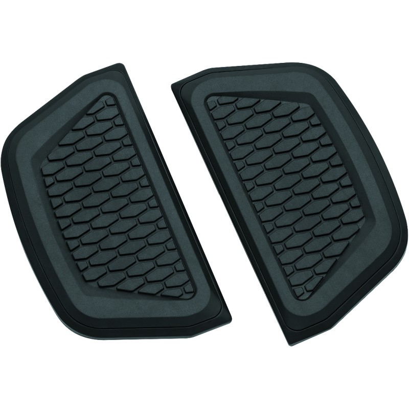 Kuryakyn Hex Passenger Board Inserts Black