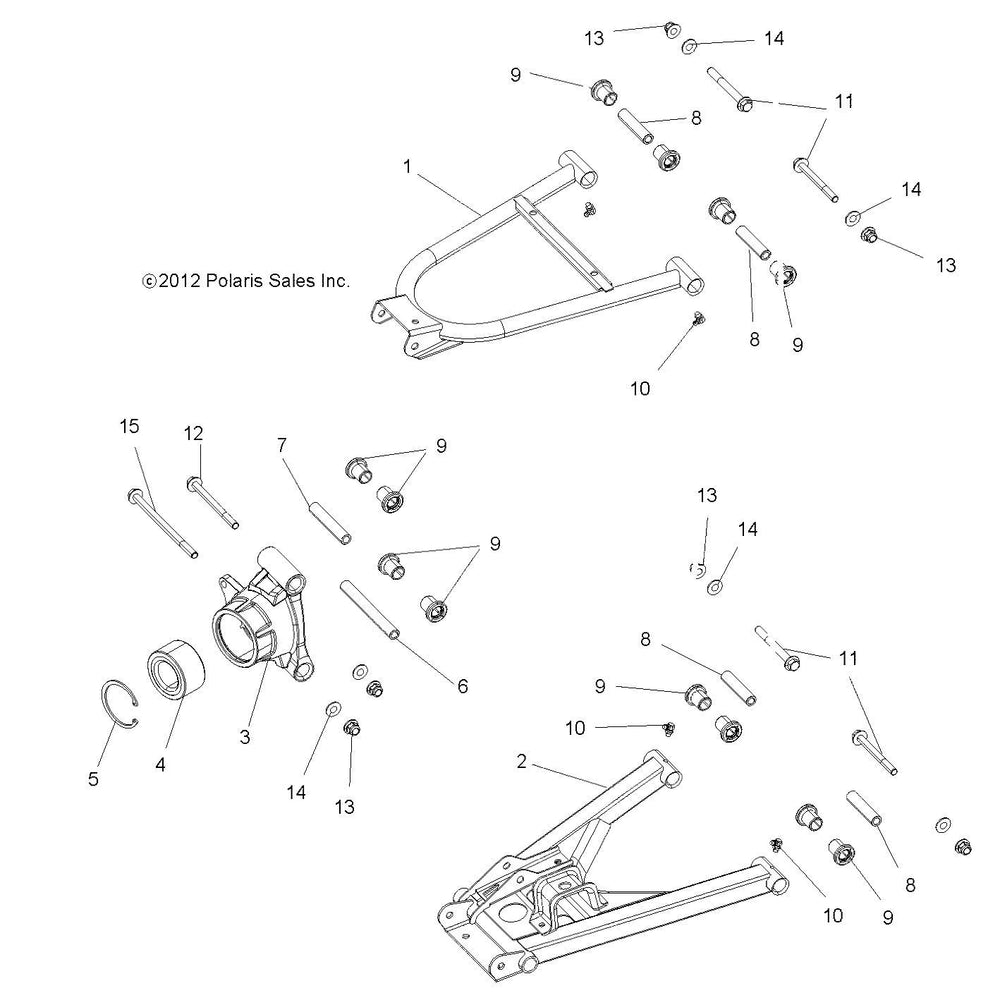 
                      
                        Polaris Ranger Control Arm Weld, Rear, Lower, Left, Orange, Genuine OEM Part 1018460-647, Qty 1
                      
                    