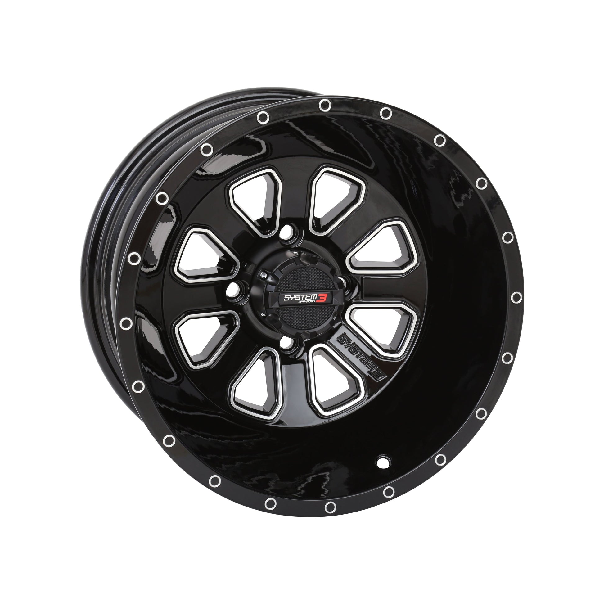 St4 Wheel 14x7 2+5 ( 47mm) 4/110 Gloss Black/Machined