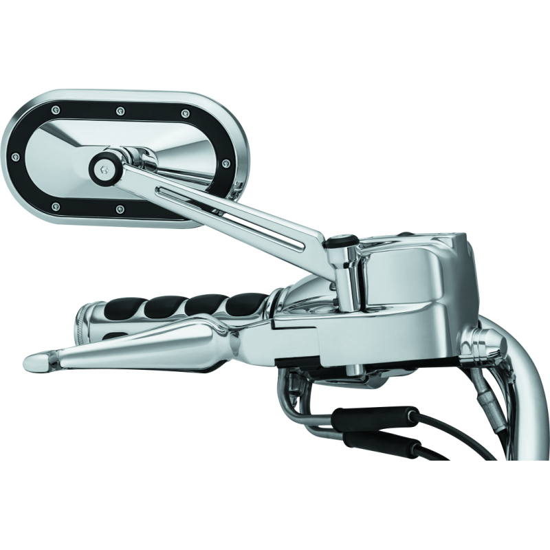 Kuryakyn Heavy Industry Mirrors Chrome/Black