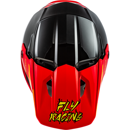Youth Kinetic Surge Helmet Black/Red/Yellow Ym
