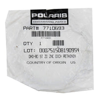 Polaris Slingshot Retaining Ring, Genuine OEM Part 7710693, Qty 1