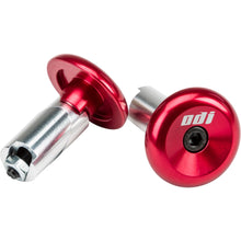 Aluminum Bar End Plugs Red