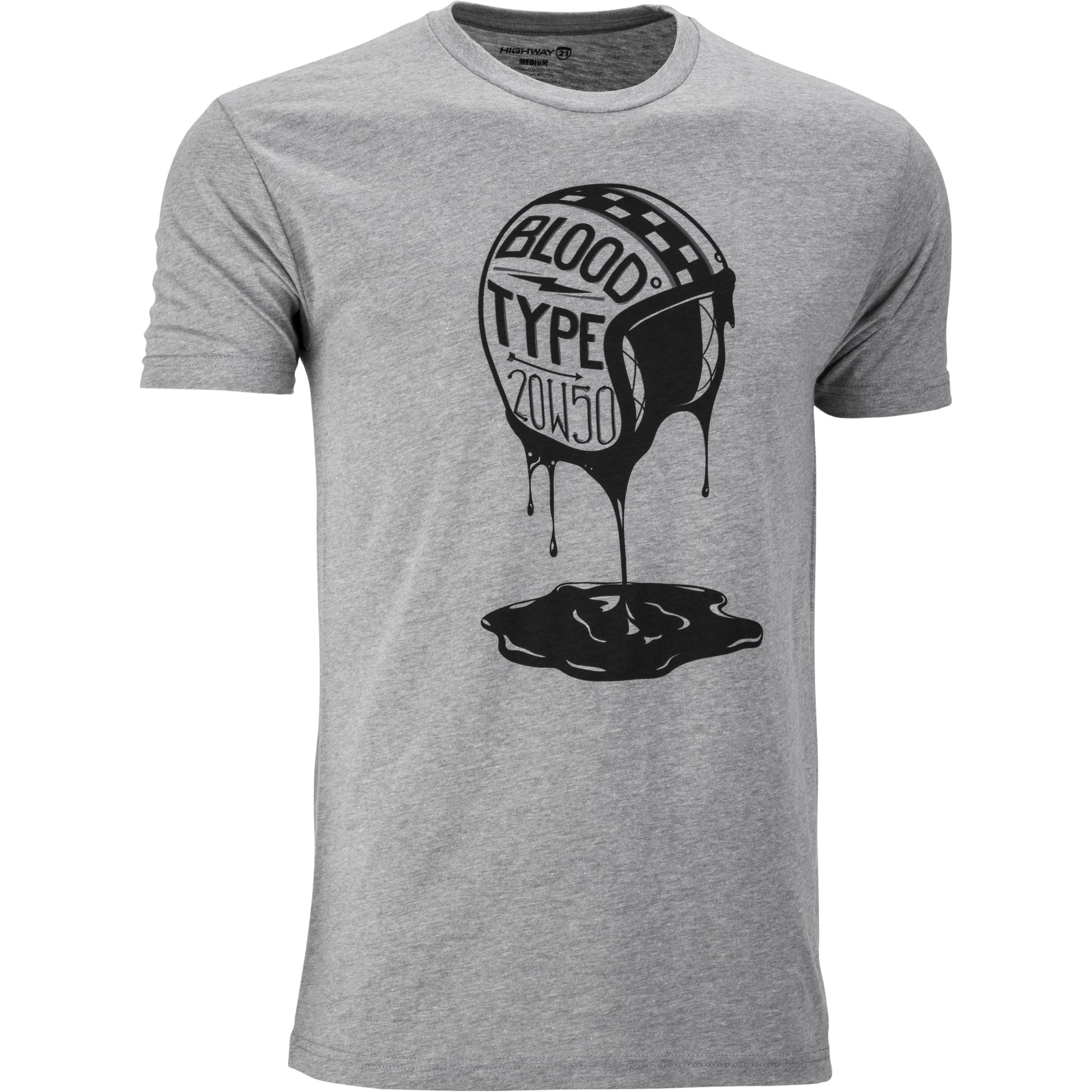 Blood Type Tee Heather Xl