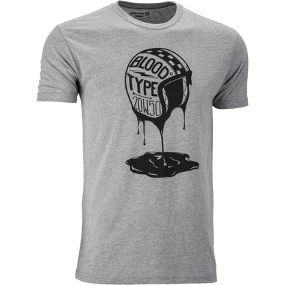 Blood Type Tee Heather Xl