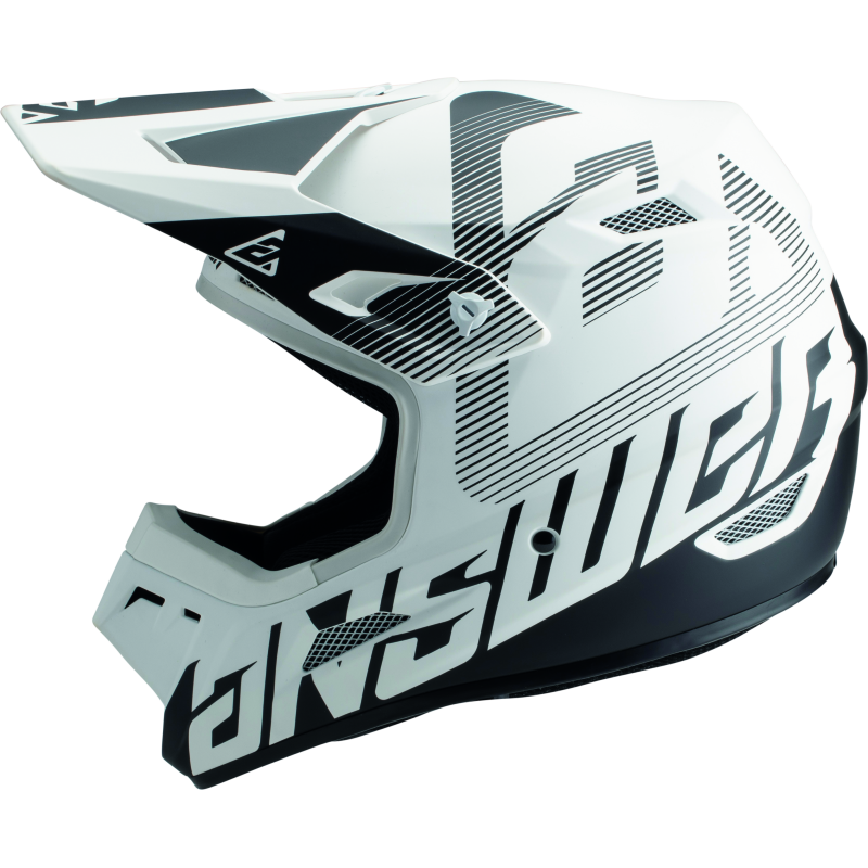Answer AR1 V2 Bold Helmet White/Black - XS